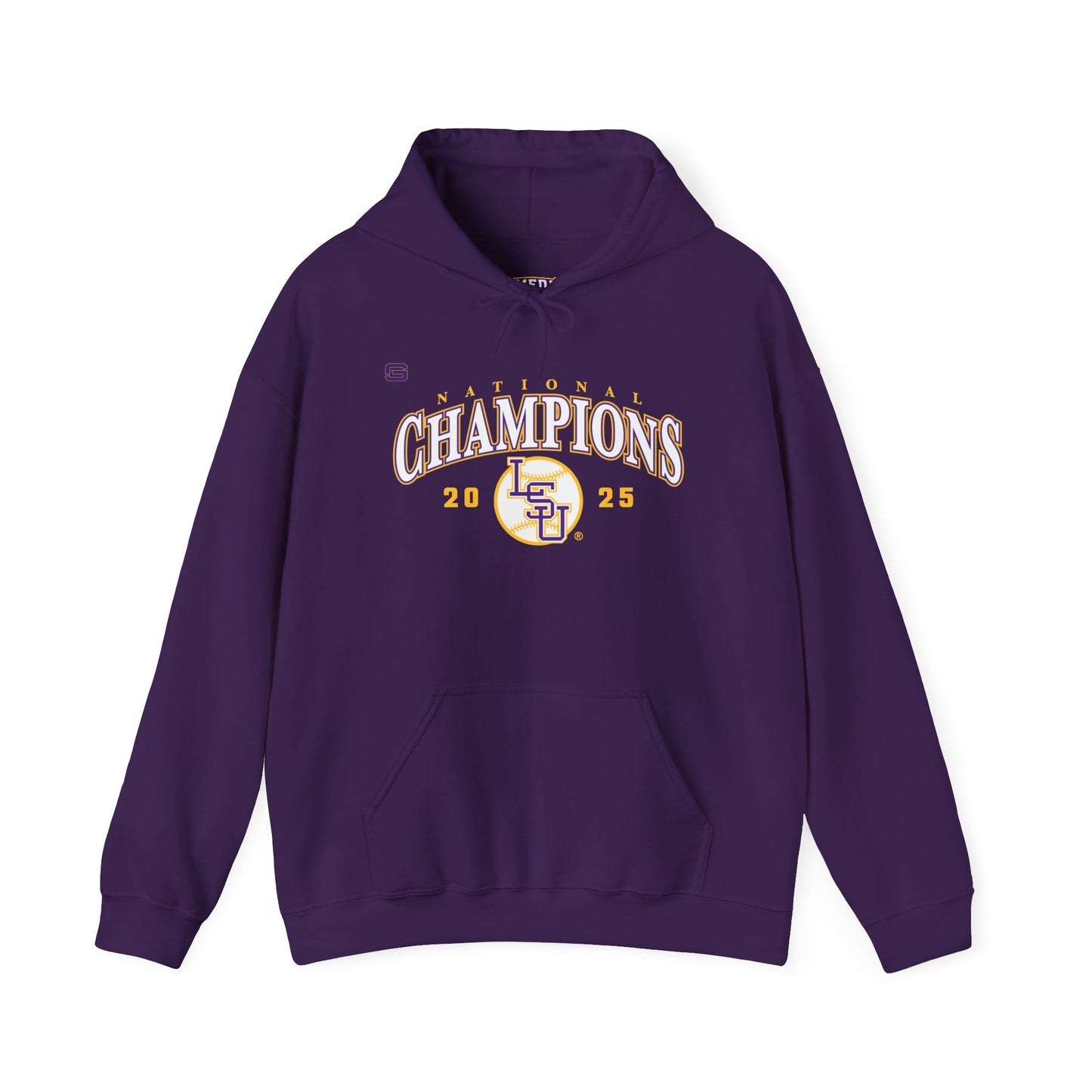 LSU Baseball National Champions Hoodie - Purple