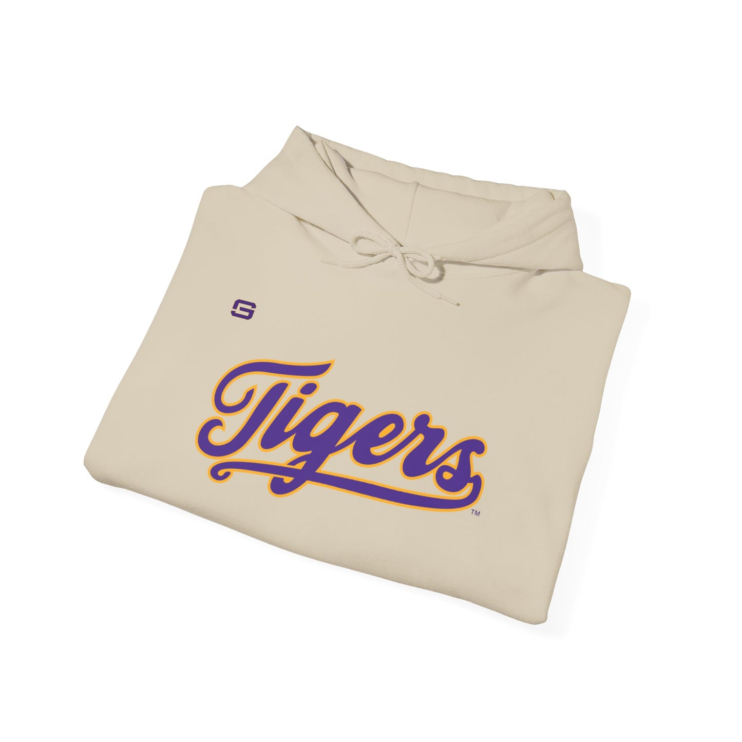LSU Baseball Tigers Script Hoodie