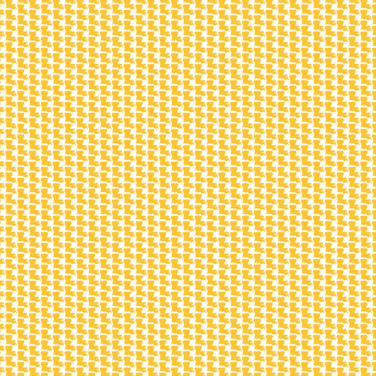 Louisiana Pattern Polo - White