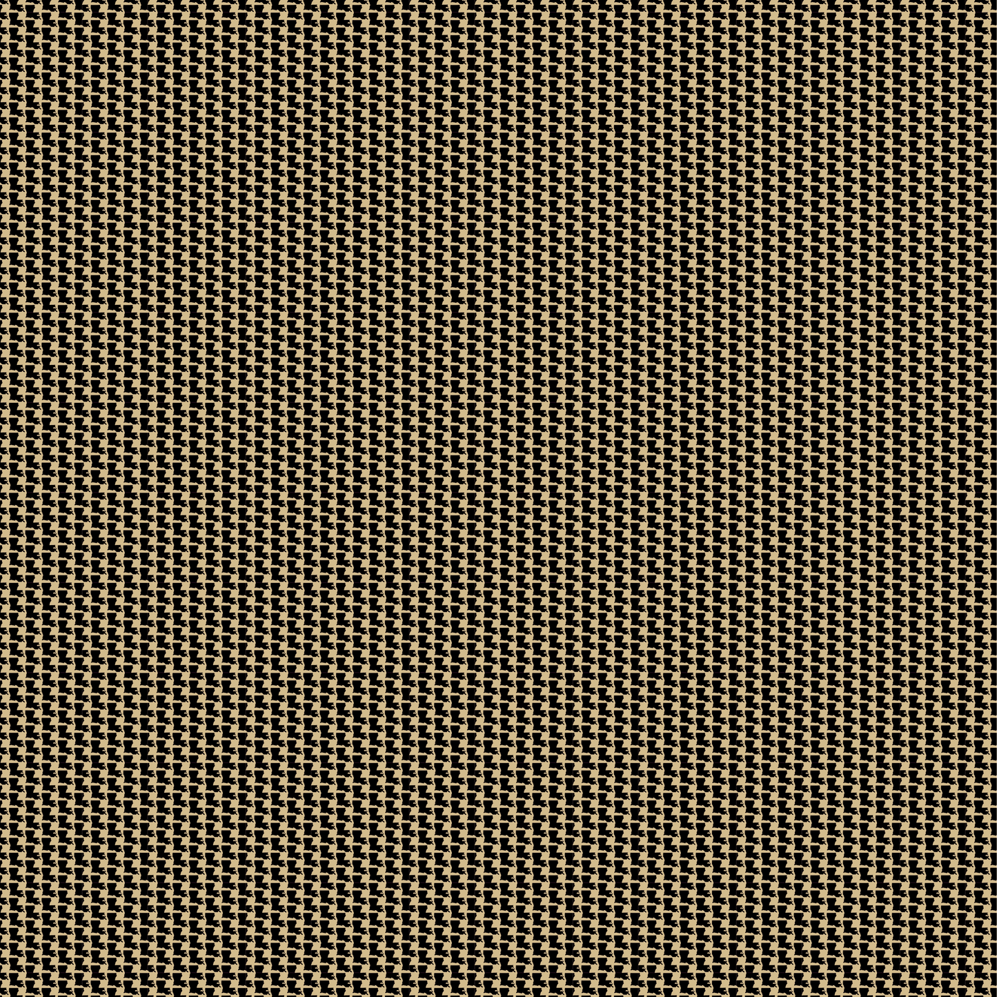 Louisiana Pattern Polo - Black/Gold