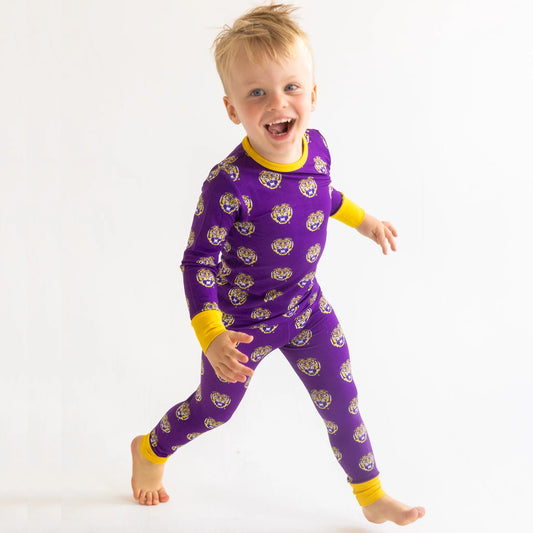LSU Tigers Two-Piece Pajama Set