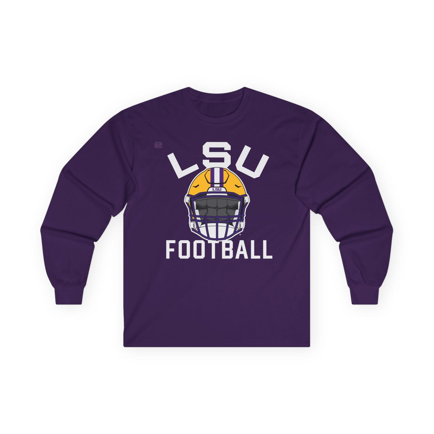LSU Football Helmet Long Sleeve Shirt