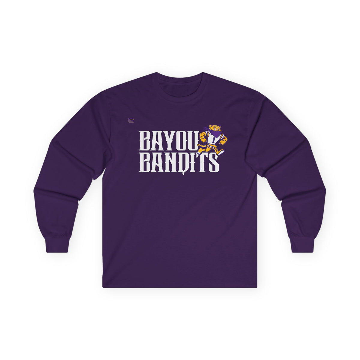 Bayou Bandit Football Mascot Long Sleeve Shirt