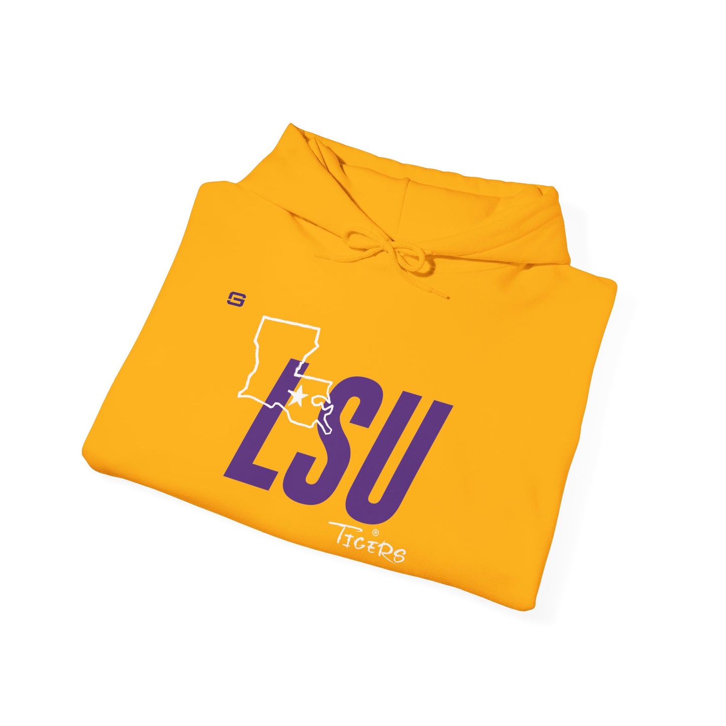 LSU Football State Hoodie