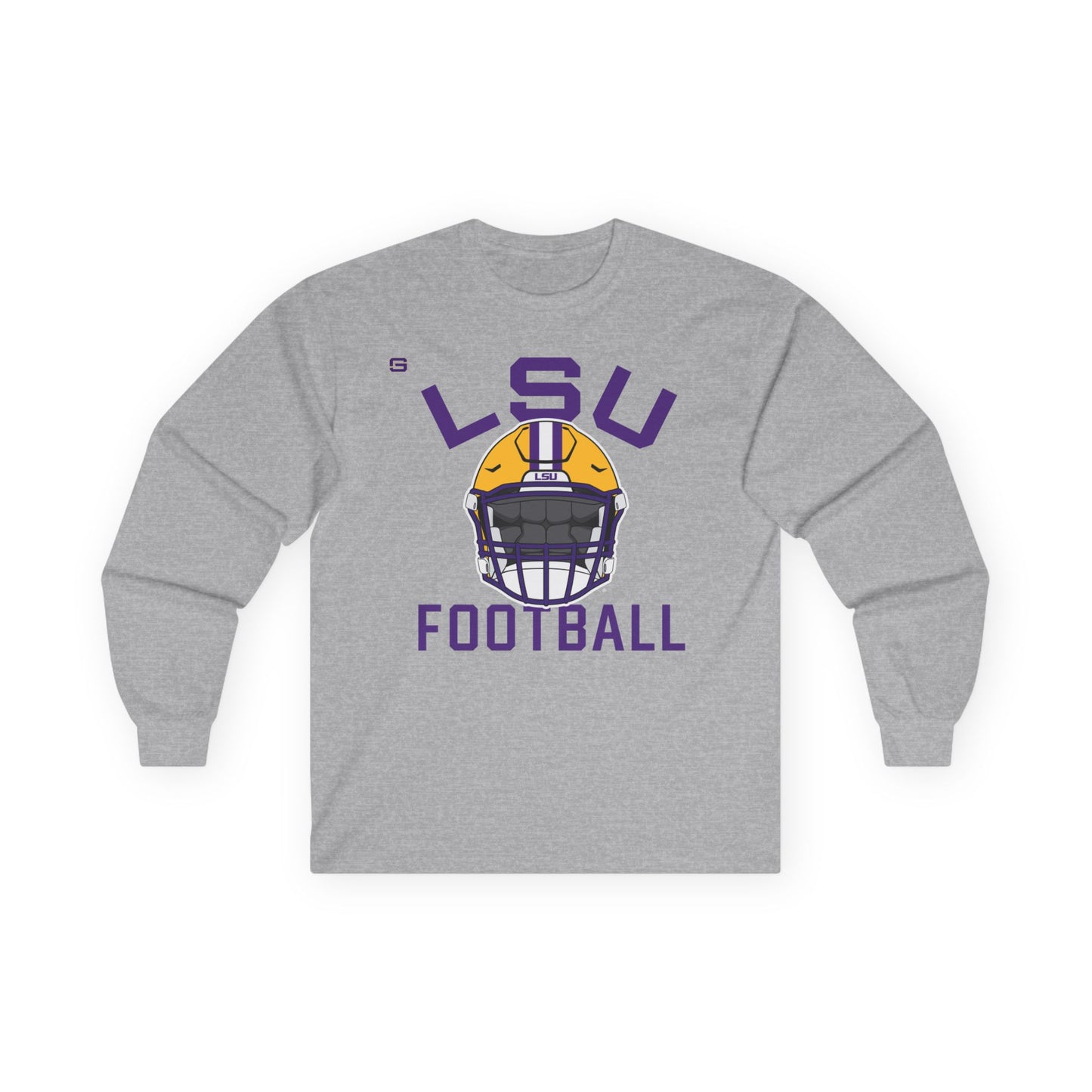 LSU Football Helmet Long Sleeve Shirt