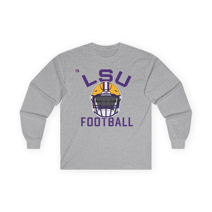 LSU Football Helmet Long Sleeve Shirt