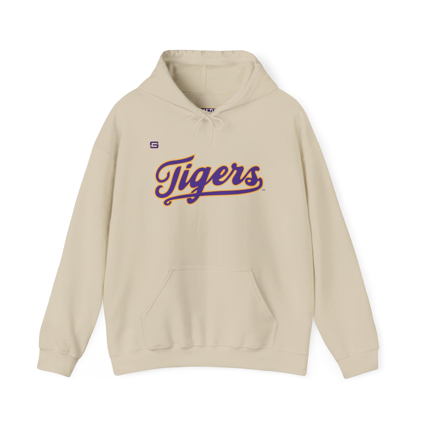LSU Baseball Tigers Script Hoodie