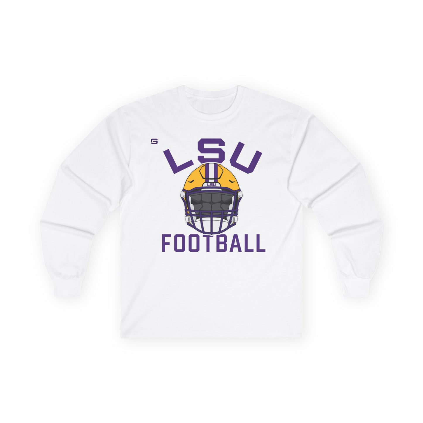 LSU Football Helmet Long Sleeve Shirt