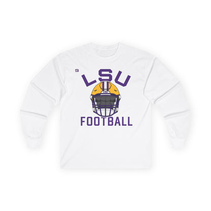 LSU Football Helmet Long Sleeve Shirt