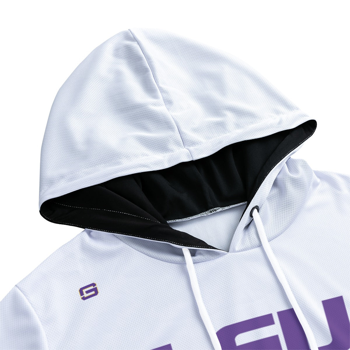 LSU Lightweight Hoodie - White