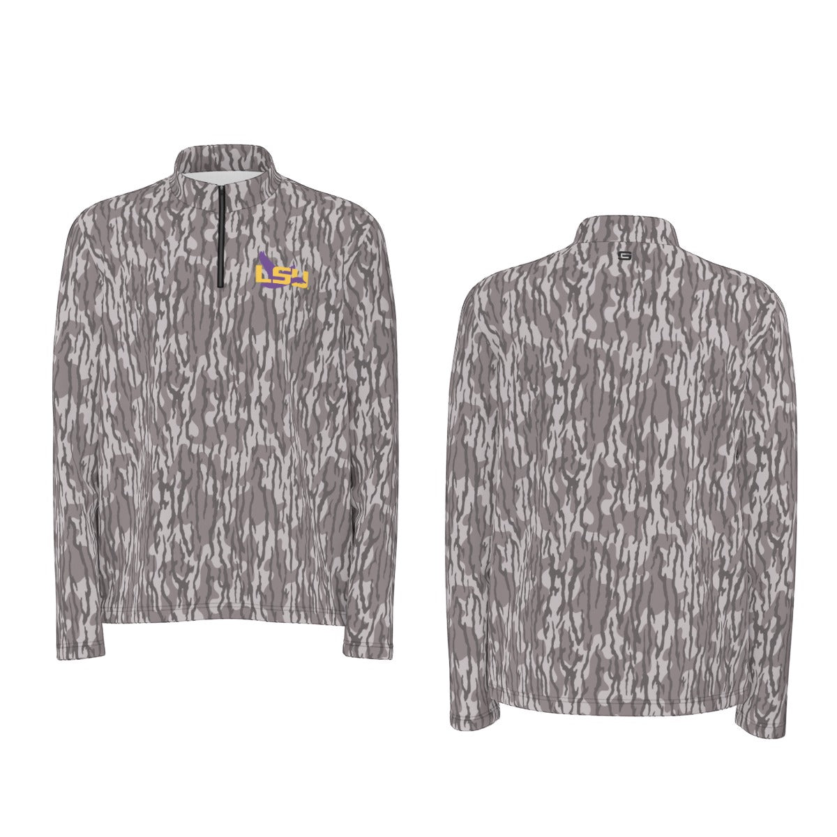 LSU Duck Hunt Half Zip Pullover