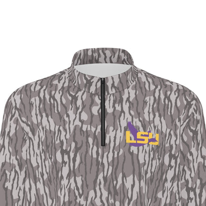 LSU Duck Hunt Half Zip Pullover