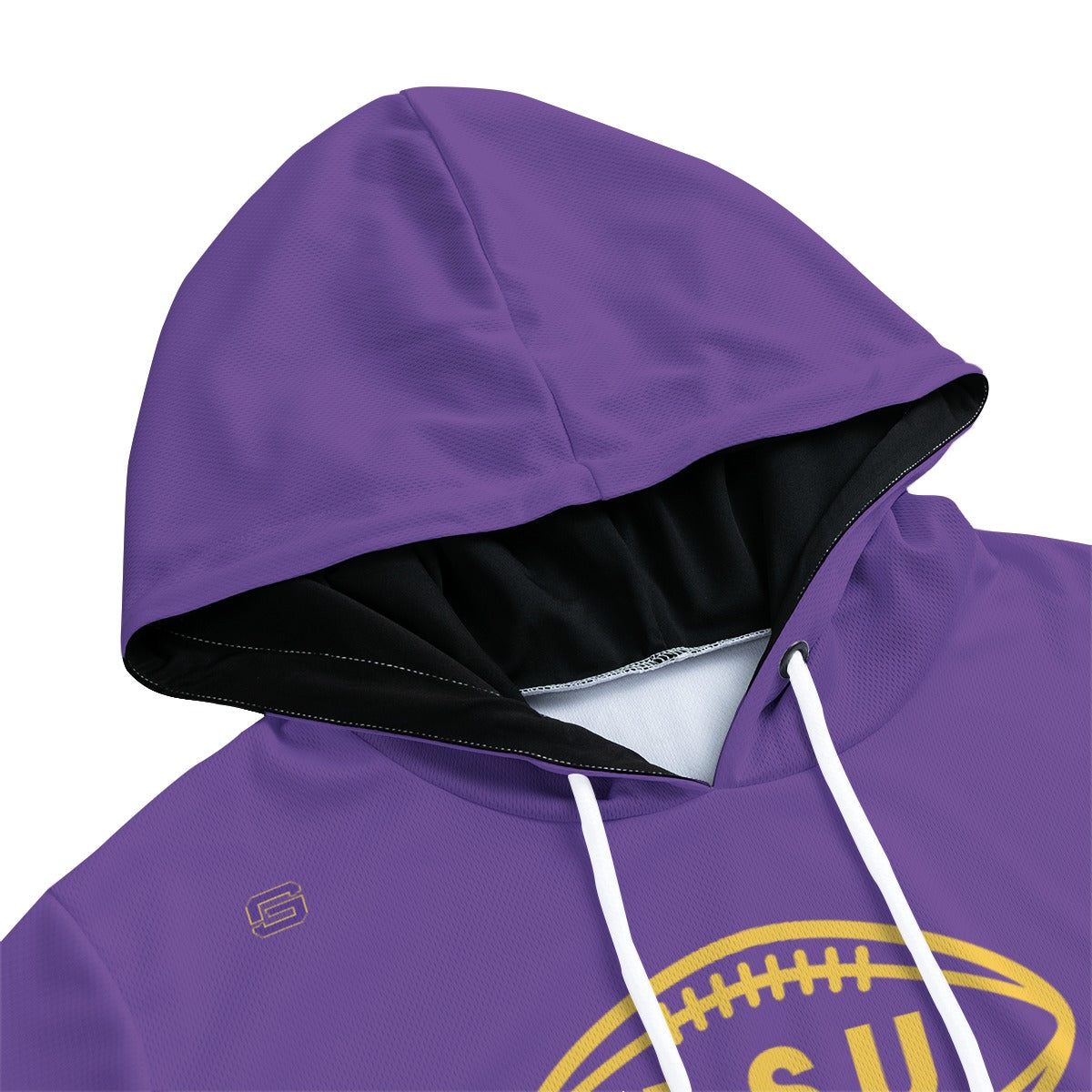 LSU Football Fighting Tigers Lightweight Hoodie - Purple