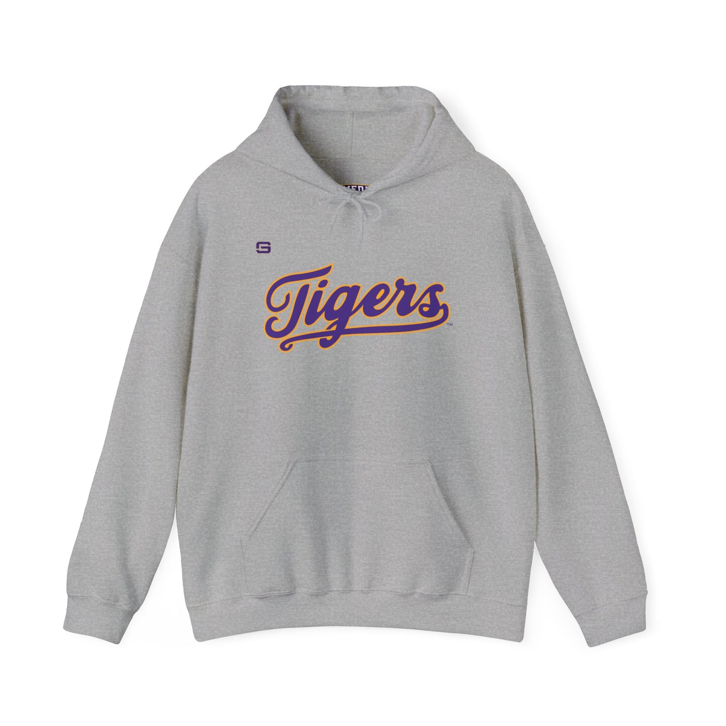 LSU Baseball Tigers Script Hoodie