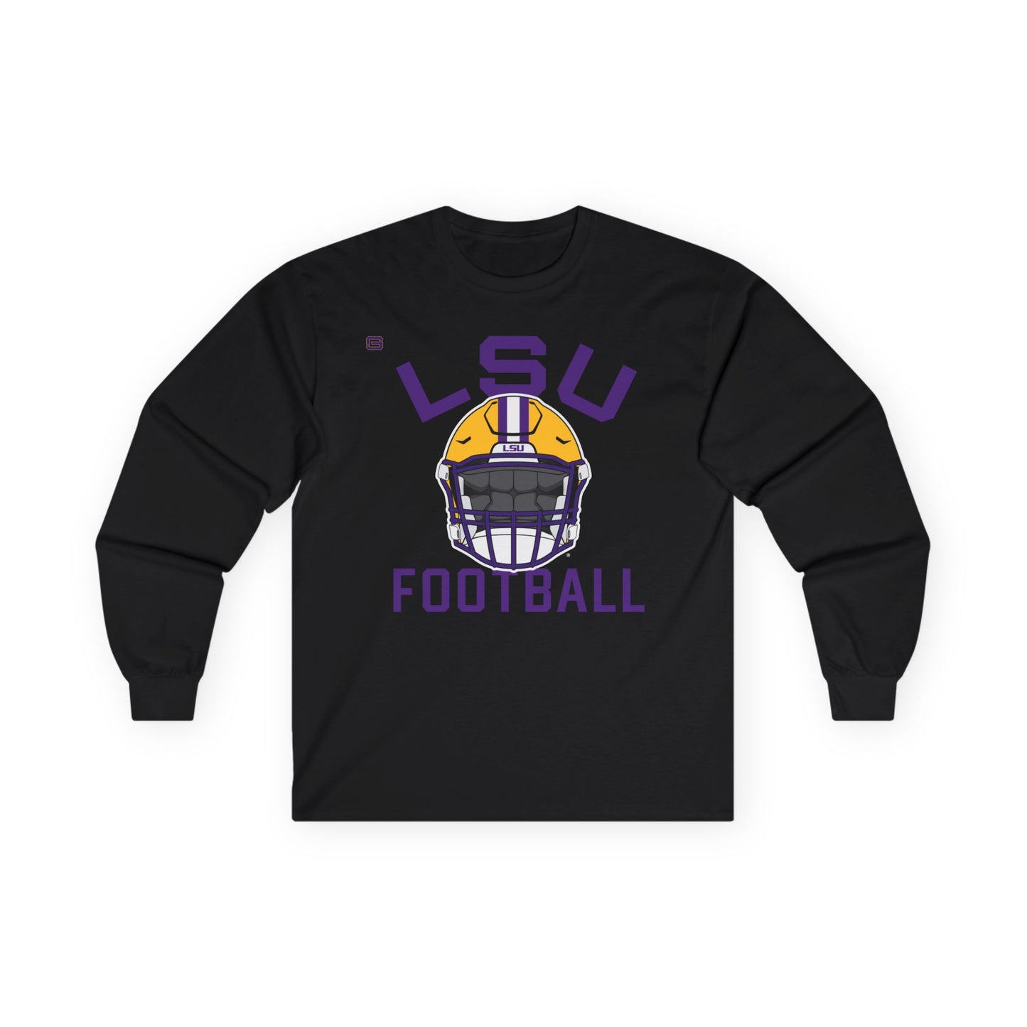 LSU Football Helmet Long Sleeve Shirt