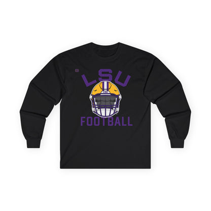 LSU Football Helmet Long Sleeve Shirt