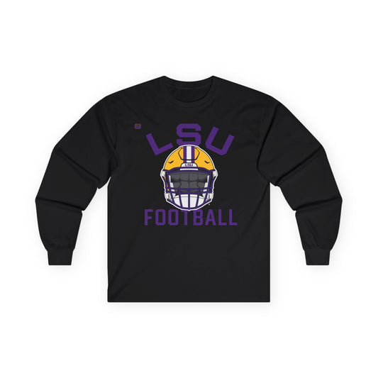 LSU Football Helmet Long Sleeve Shirt