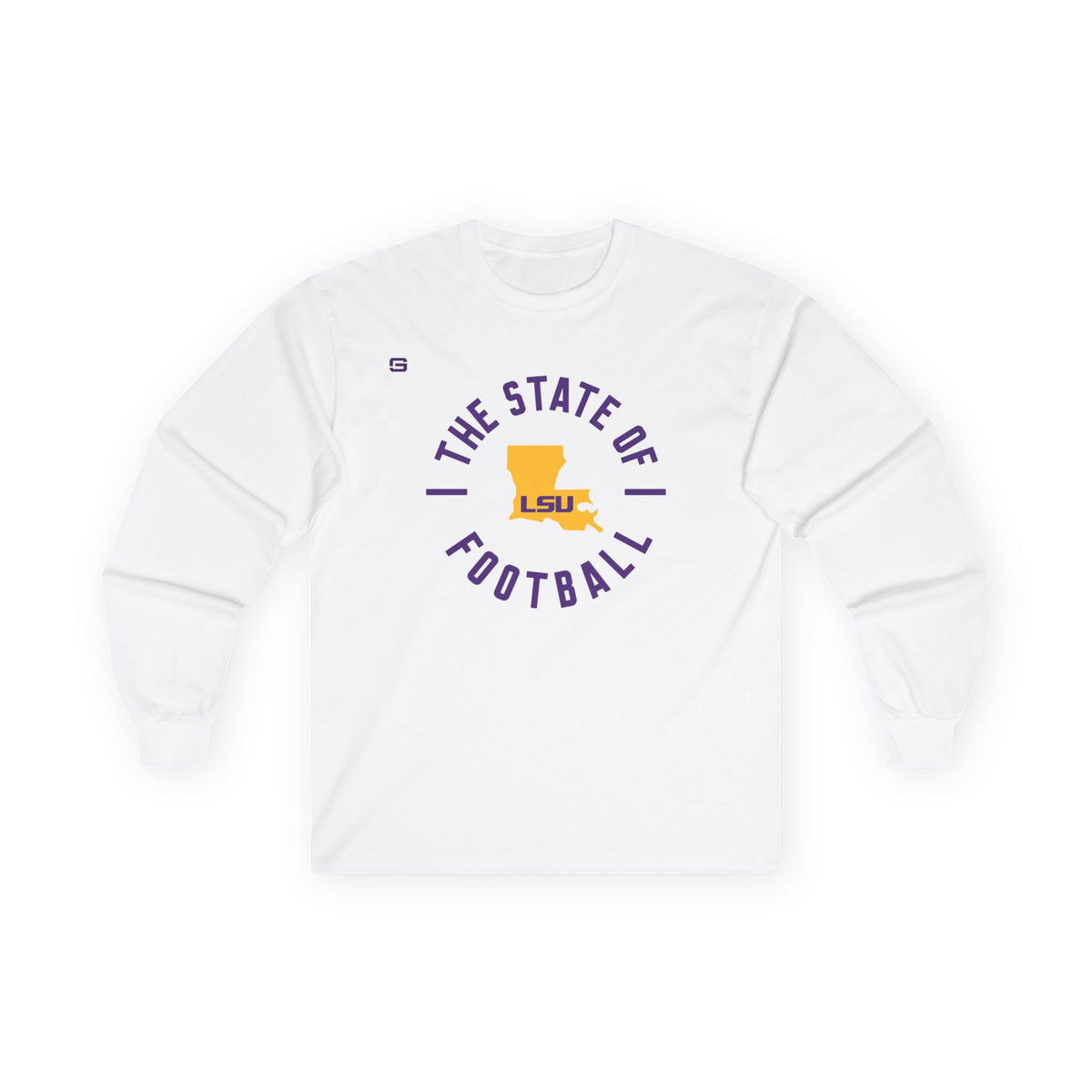 LSU Football State of Football Long Sleeve Shirt
