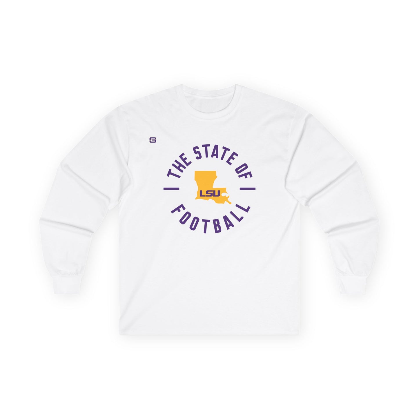 LSU Football State of Football Long Sleeve Shirt