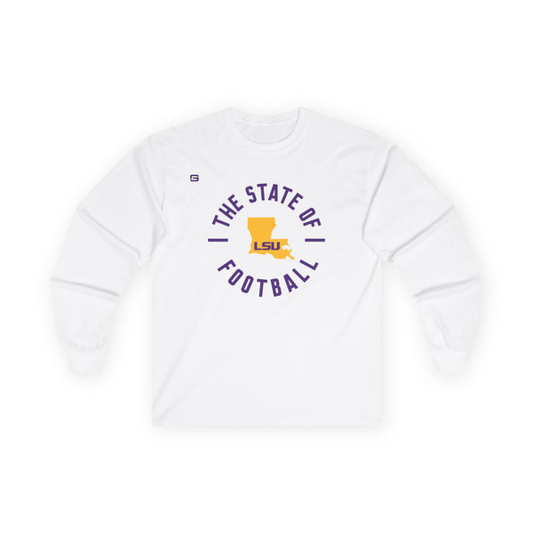 LSU Football State of Football Long Sleeve Shirt