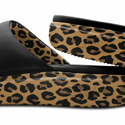 LSU Tigers Cheetah Dip Motive Slide Sandles