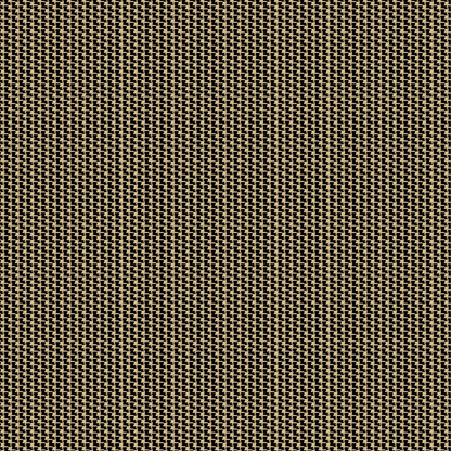 Louisiana Pattern Polo - Black/Gold