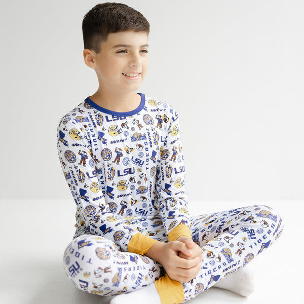 LSU Tigers Two-Piece Pajama Set